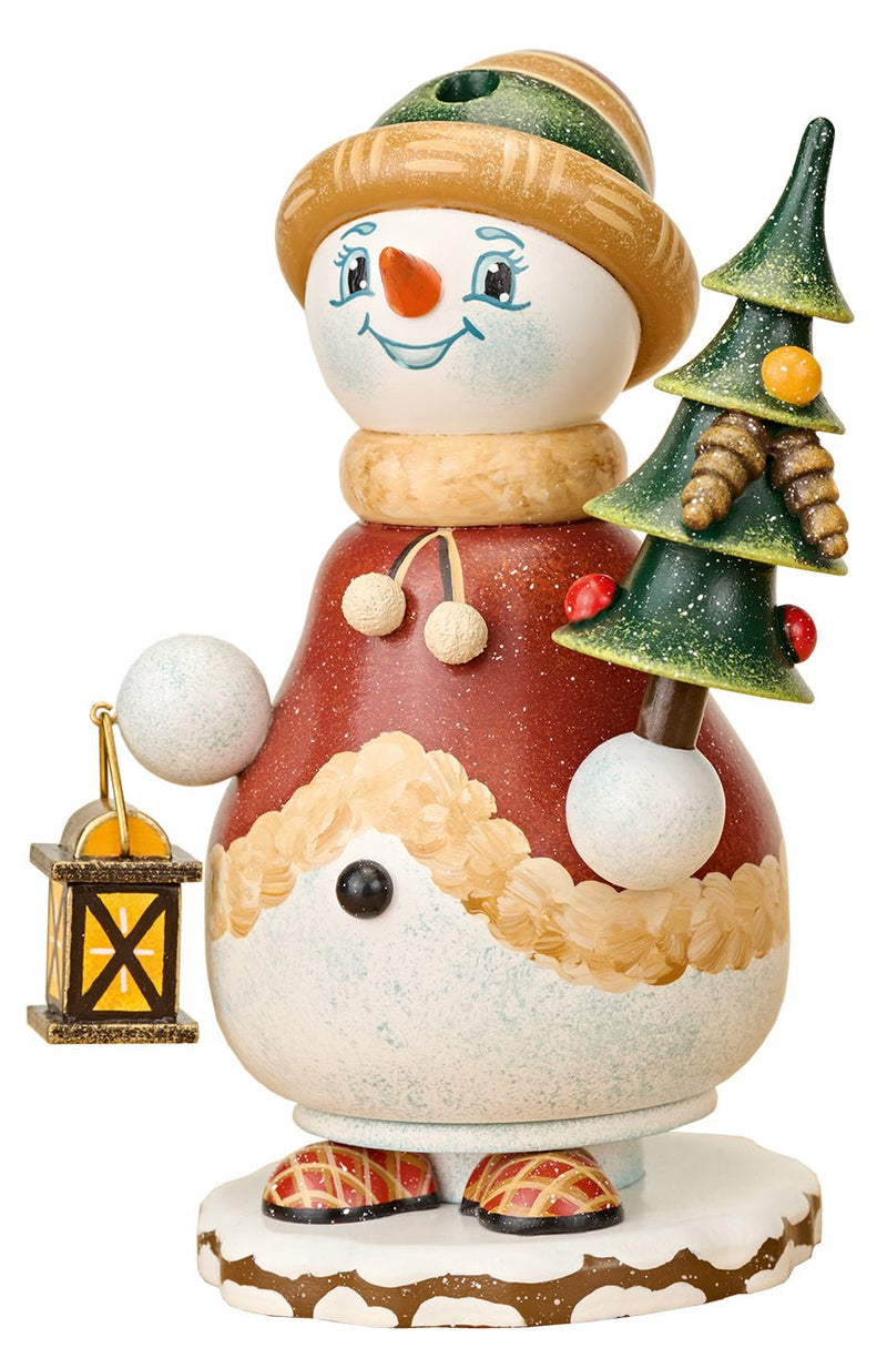 HUB-105h1206 - Hubrig Volkskunst 'Räucher - Wichtel - Schneeweihnacht 14cm' 2026