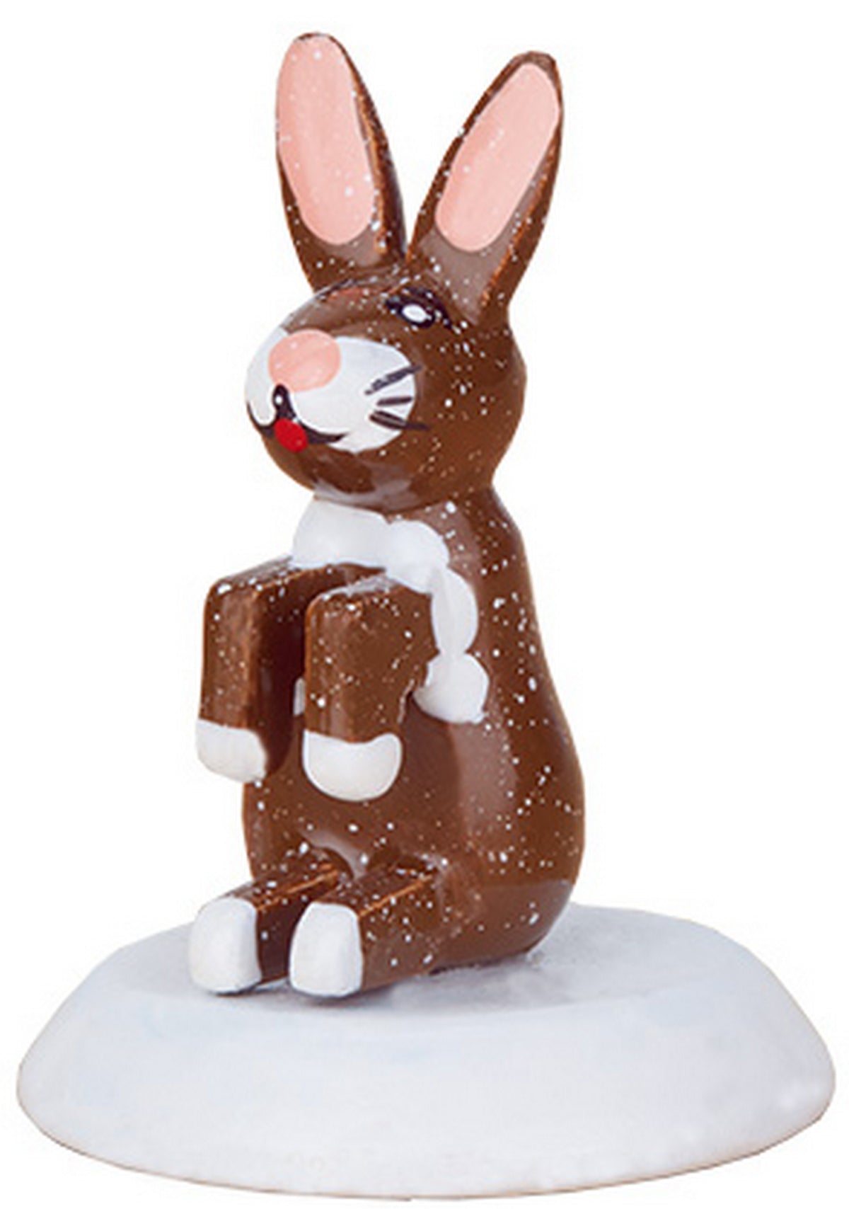 HUB - 110h3006 - Hubrig Volkskunst 'Winterkinder 1 Stück Hase 3cm'