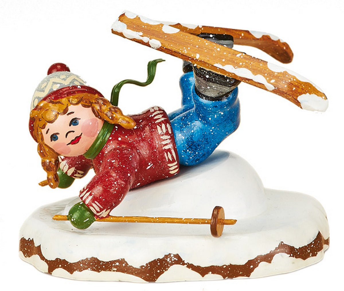 HUB - 110h0034 - Hubrig Volkskunst 'Winterkinder - Bauchlandung 7cm'