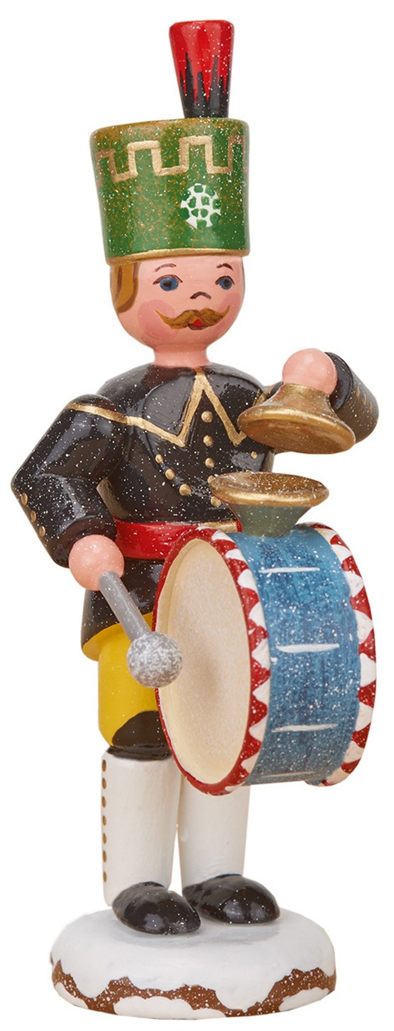 HUB - 110h0045 - Hubrig Volkskunst 'Winterkinder Bergmann - Pauke 9cm'