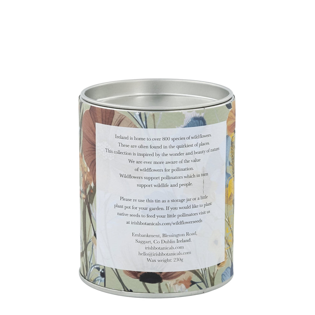 IB - E - IBW - WSN - TIN - Irish Botanicals - Wildrose und Brennnessel Duft Kerze - Wild Rose and Stinging Nettle Tin Candle