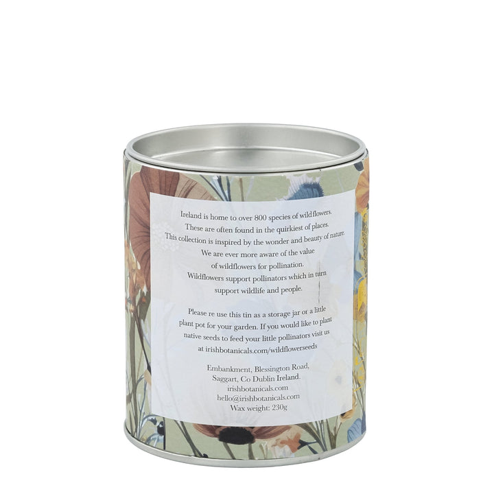 IB - E - IBW - WSN - TIN - Irish Botanicals - Wildrose und Brennnessel Duft Kerze - Wild Rose and Stinging Nettle Tin Candle