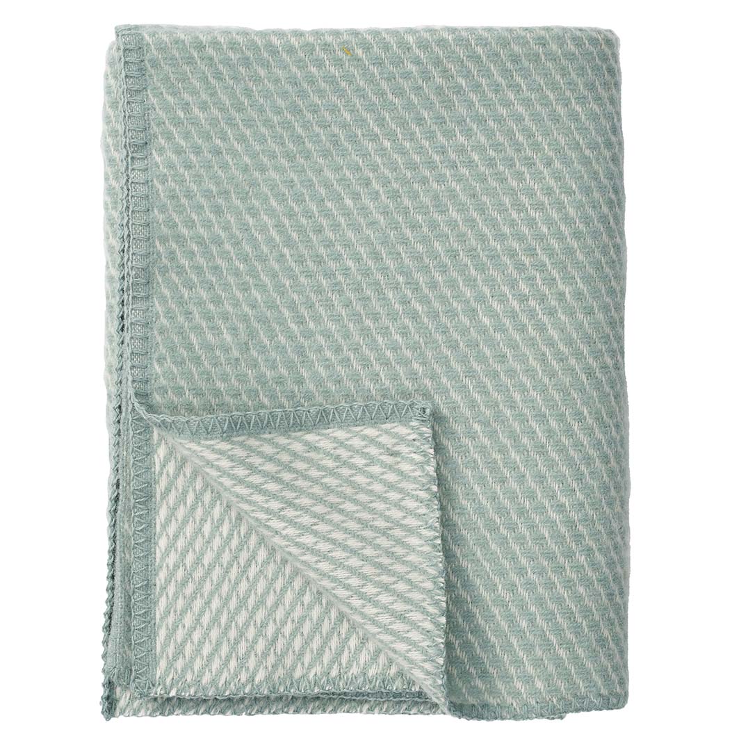 KLI - 230703 - KLIPPAN, Kinderdeken 100% biologisch - lamswol, eierschaalblauw
