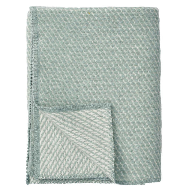 KLI - 230703 - KLIPPAN, Kinderdecke 100% Bio - Lammwolle, Eierschalenblau