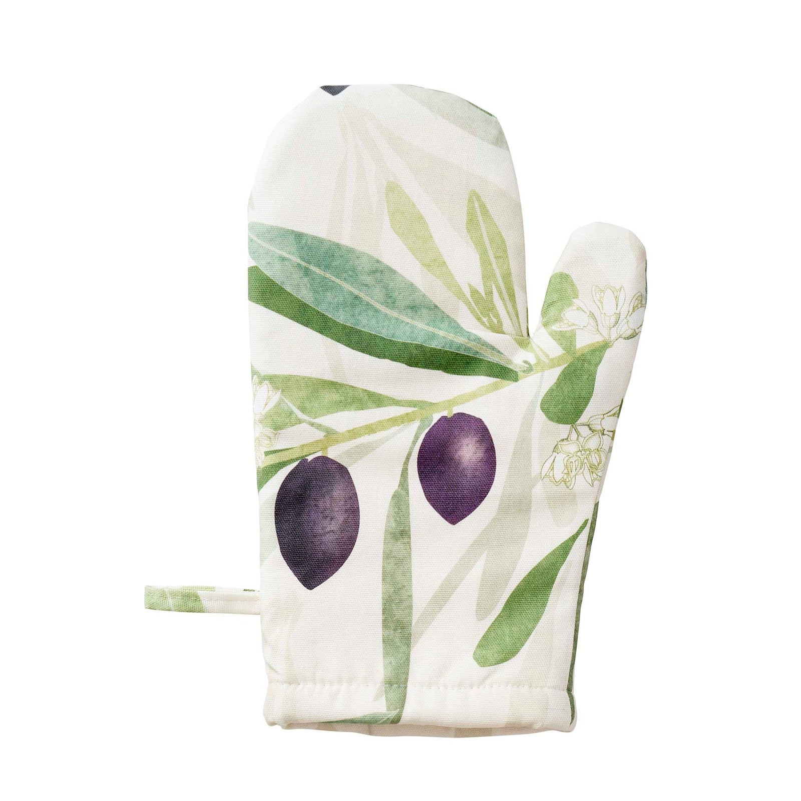 KLI-539907 - KLIPPAN - Ofenhandschuh Olive, gewebte Baumwolle