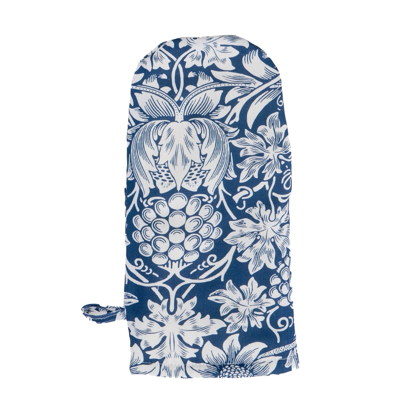 KLI-539906 - KLIPPAN - Ofenhandschuh Sunflower dark denim, gewebte Baumwolle