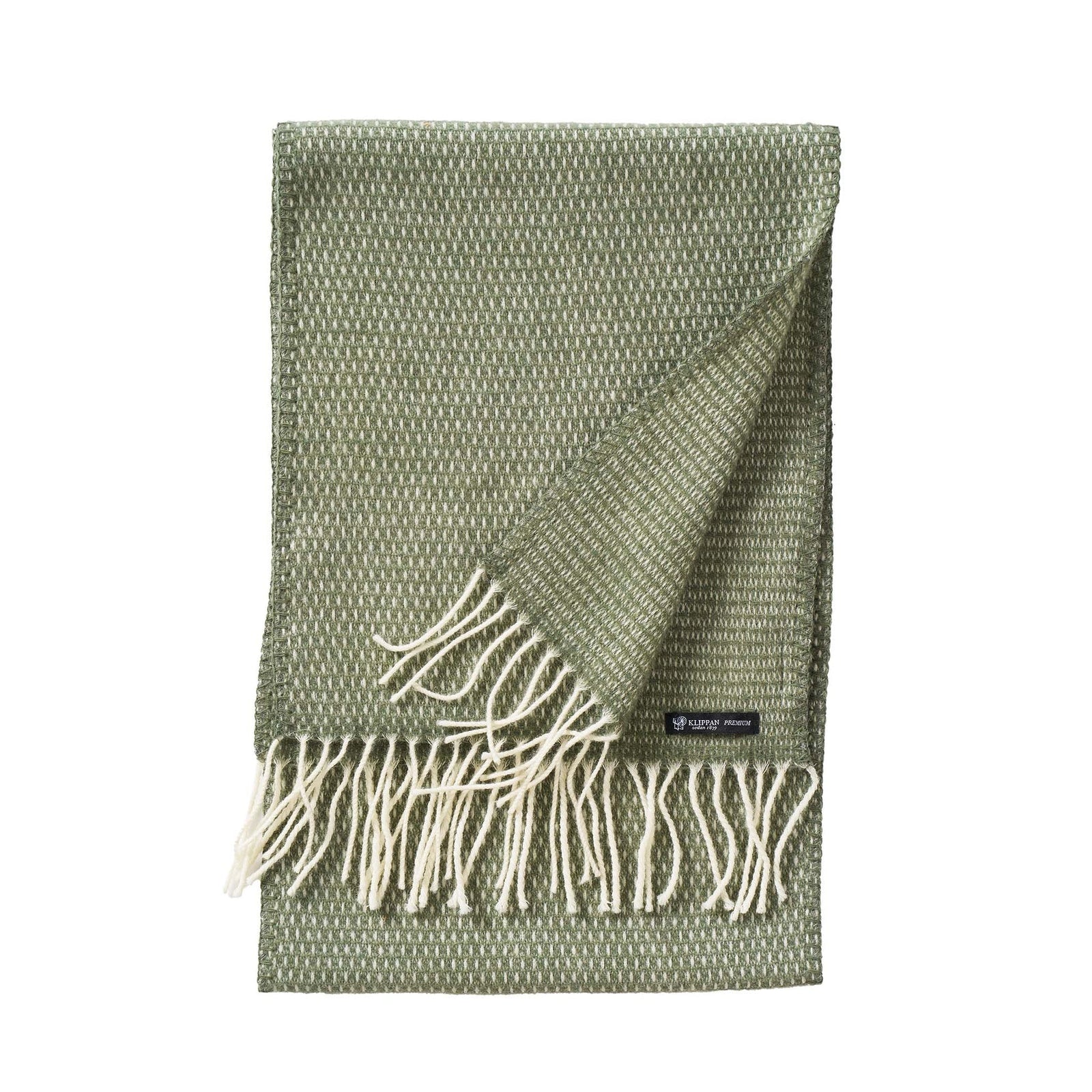 KLI - 231903 - KLIPPAN, Sjaal 25% gerecycled merinowol en 75% merinoscheerwol, dusty green