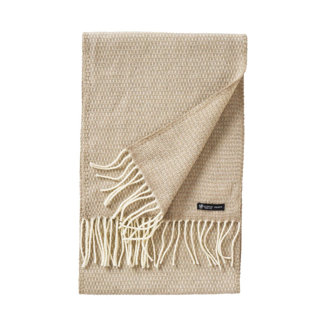 KLI - 231901 - KLIPPAN, Schal 25 % recycelter Merinowolle und 75 % Merino - Schurwolle, taupe