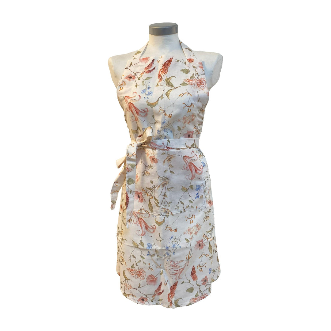 KLI-570302 - KLIPPAN - Schürze Romantica Pastel, 50% Baumwolle 50% Leinen