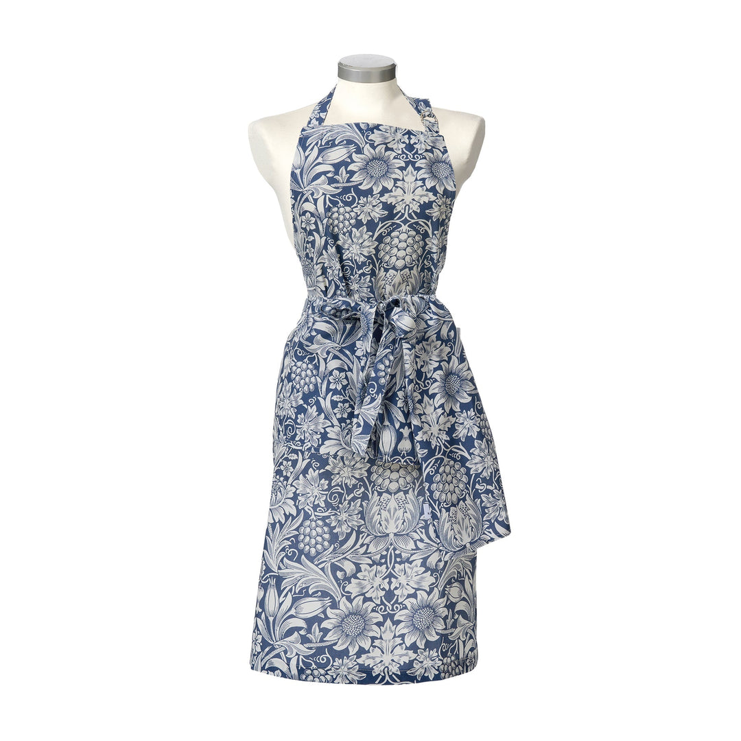 KLI-571010 - KLIPPAN - Schürze Sunflower dark denim, 100% Baumwolle