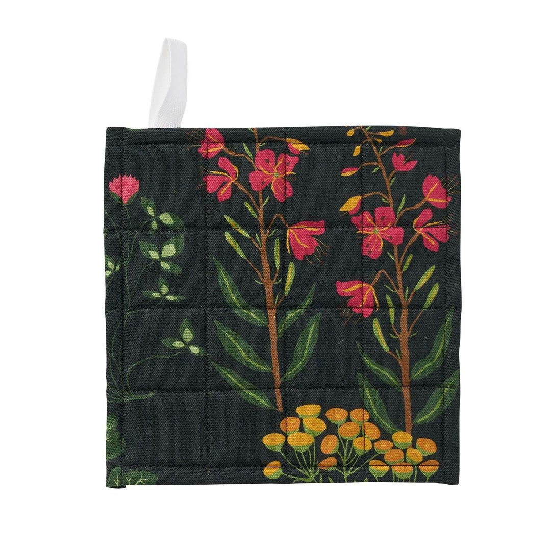 KLI-524701 - KLIPPAN - Topflappen "Leksand" grün, gewebte Baumwolle, 20x20cm