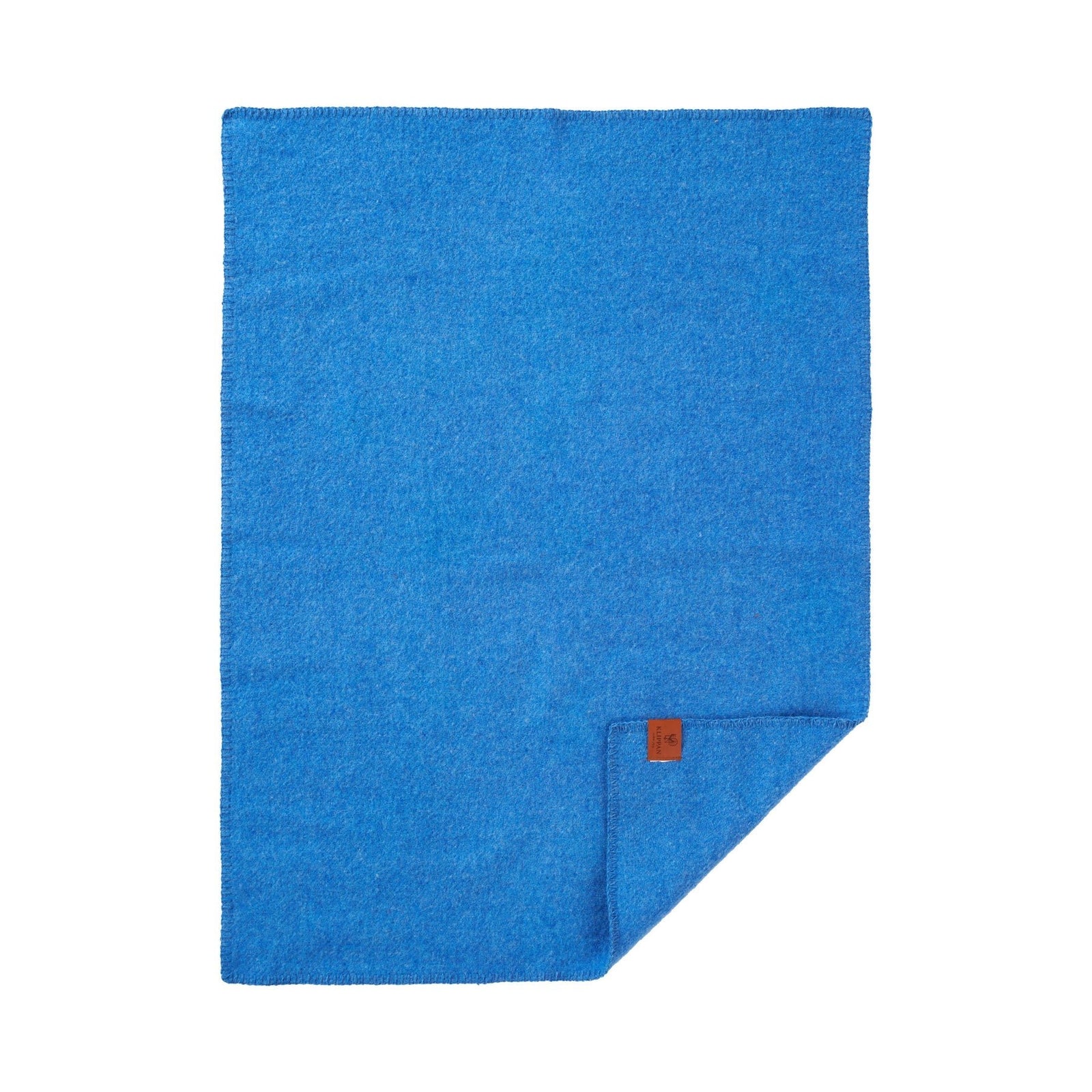 KLI - 231801 - KLIPPAN, True Kids Deken, 65 x 90 cm, 50% gerecycled wol 50% eco-schapenwol, blauw