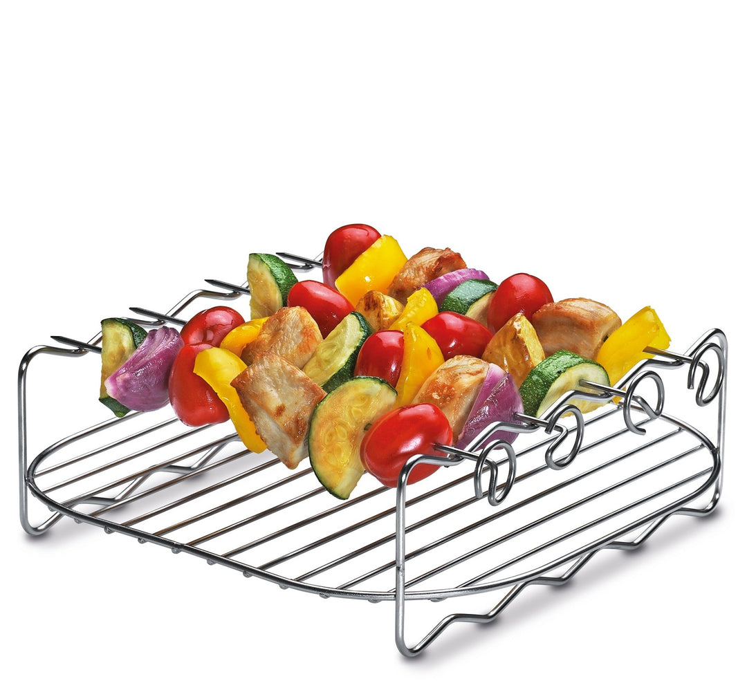 KPR-1710012800 - Küchenprofi, Grill - Set zu Heißluftfritteuse, 5 Tlg, Maße 21,5 × 21,5 × 7 cm