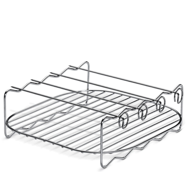KPR-1710012800 - Küchenprofi, Grill - Set zu Heißluftfritteuse, 5 Tlg, Maße 21,5 × 21,5 × 7 cm