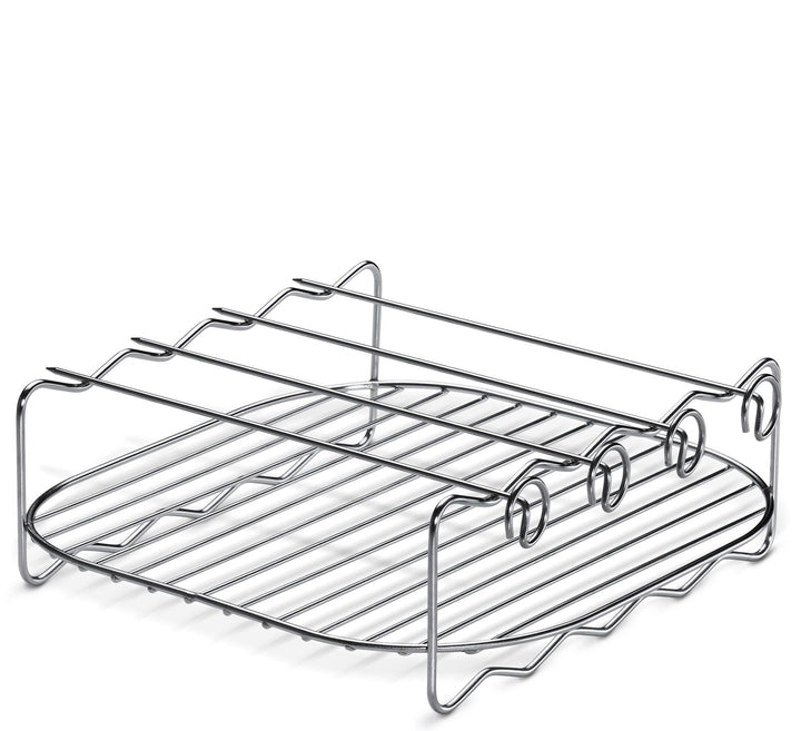 KPR-1710012800 - Küchenprofi, Grill - Set zu Heißluftfritteuse, 5 Tlg, Maße 21,5 × 21,5 × 7 cm