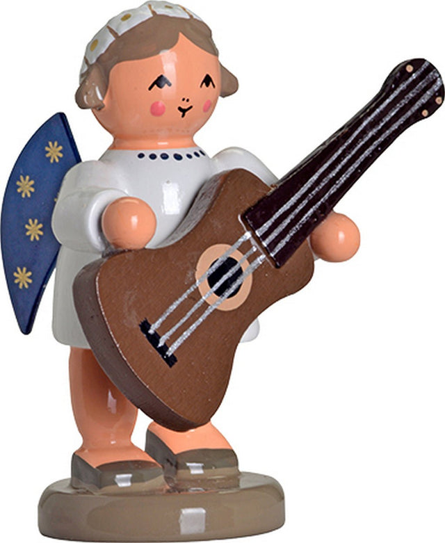 KWO - A75696 - KWO - Anděl s kytarou, dřevěné umění, 5 cm