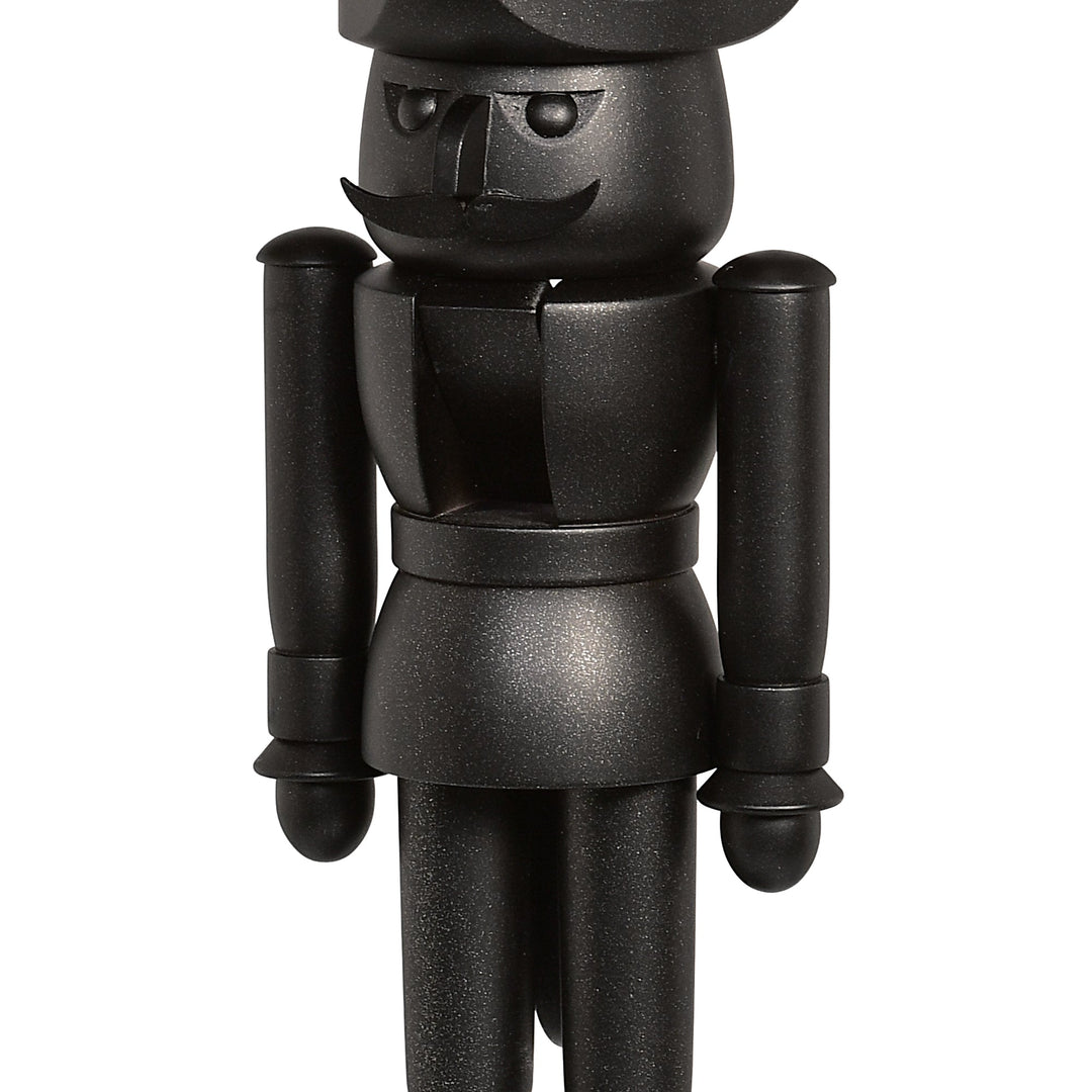 KWO-A20770 - KWO Holzfigur - Nussknacker schwarz mit Lampenschirm, Kabel schwarz - 52cm - 2026