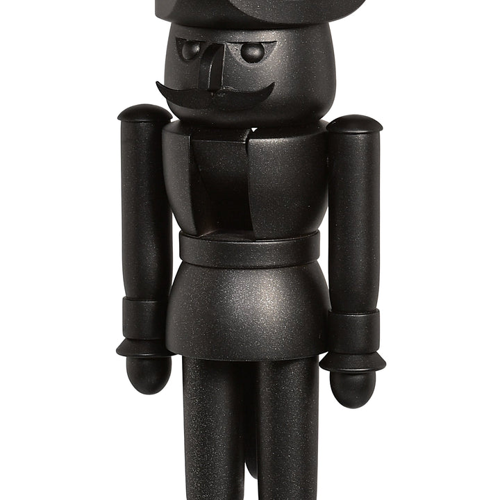 KWO-A20770 - KWO Holzfigur - Nussknacker schwarz mit Lampenschirm, Kabel schwarz - 52cm - 2026