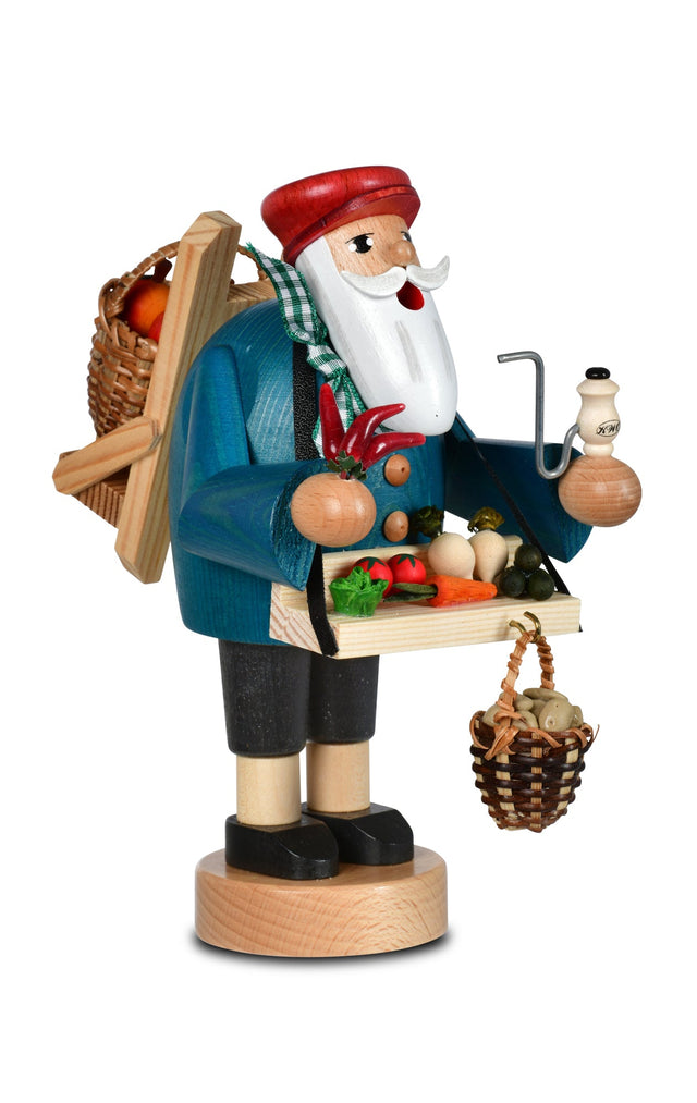 KWO - A21139 - KWO - Frugt- og grøntsagshandler, trækunst, 18 cm - 2025