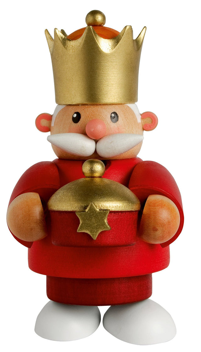 KWO - A25017 - KWO - Räuchermann Caspar, mini, Holzkunst, Höhe 10cm