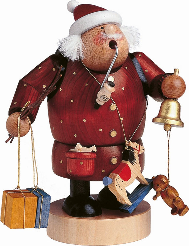 KWO - A21511 - KWO - Räuchermann nostalgischer Weihnachtsmann, Holzkunst, Höhe 20cm