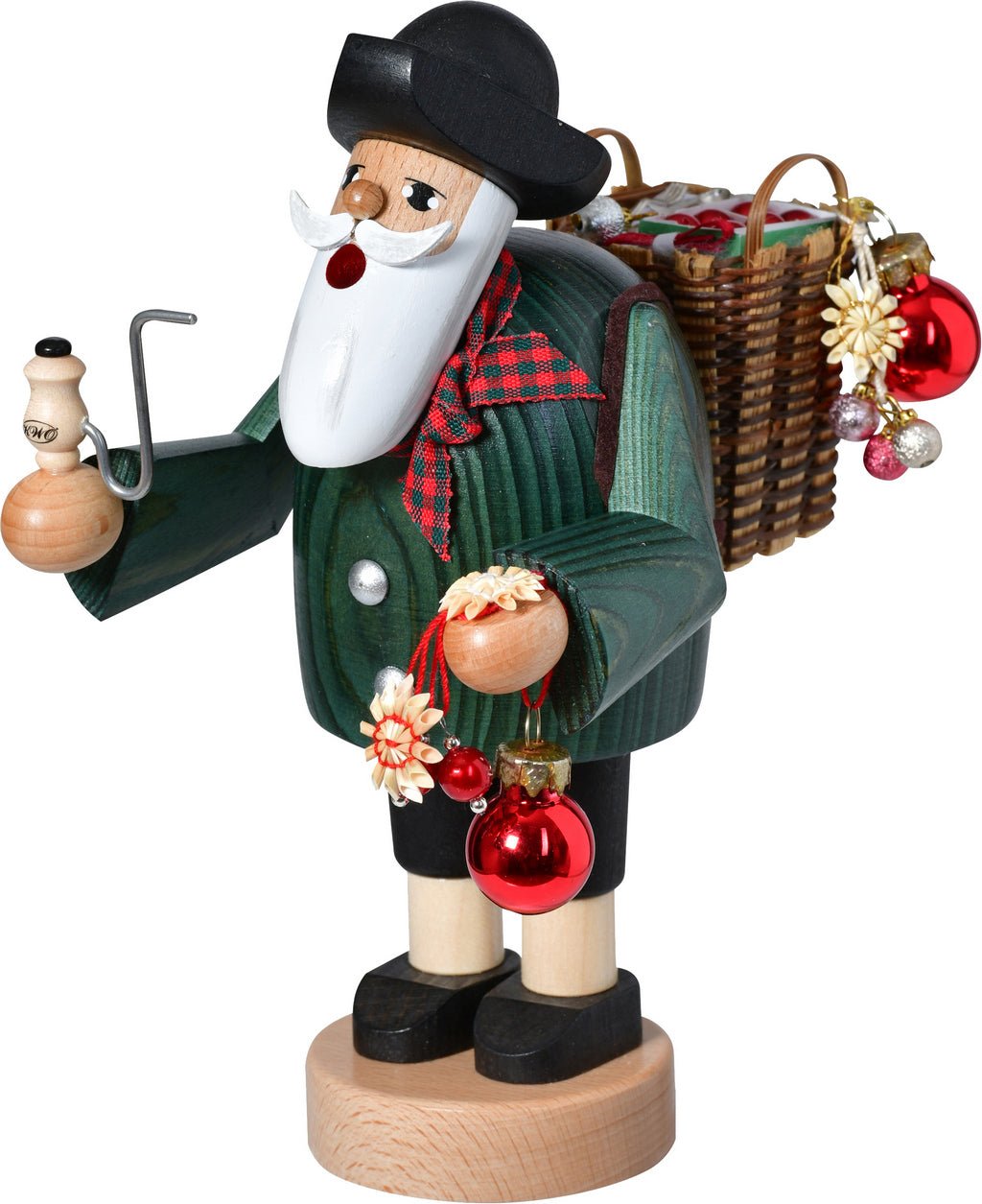 KWO - A21135 - KWO - Räuchermann Thüringer Hausierer, Holzkunst, 20cm