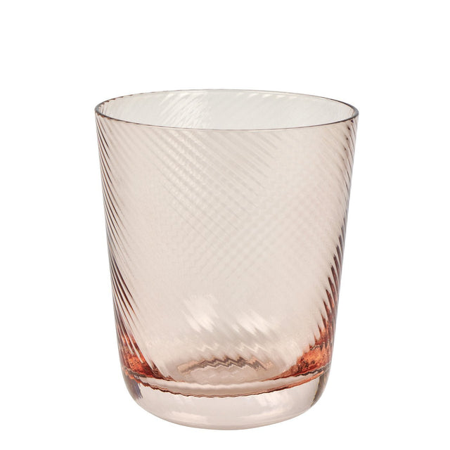 LAM - 10304 - Lambert - Korfu Trinkglas, Wasserglas, zartrosa, H 10 cm D 8,5 cm
