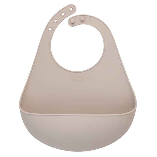 LUR - 00280013 - Little Lurch Lätzchen warm grey