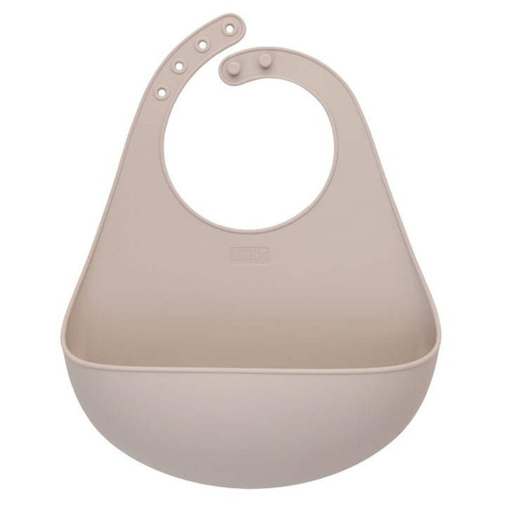 LUR - 00280013 - Little Lurch Lätzchen warm grey