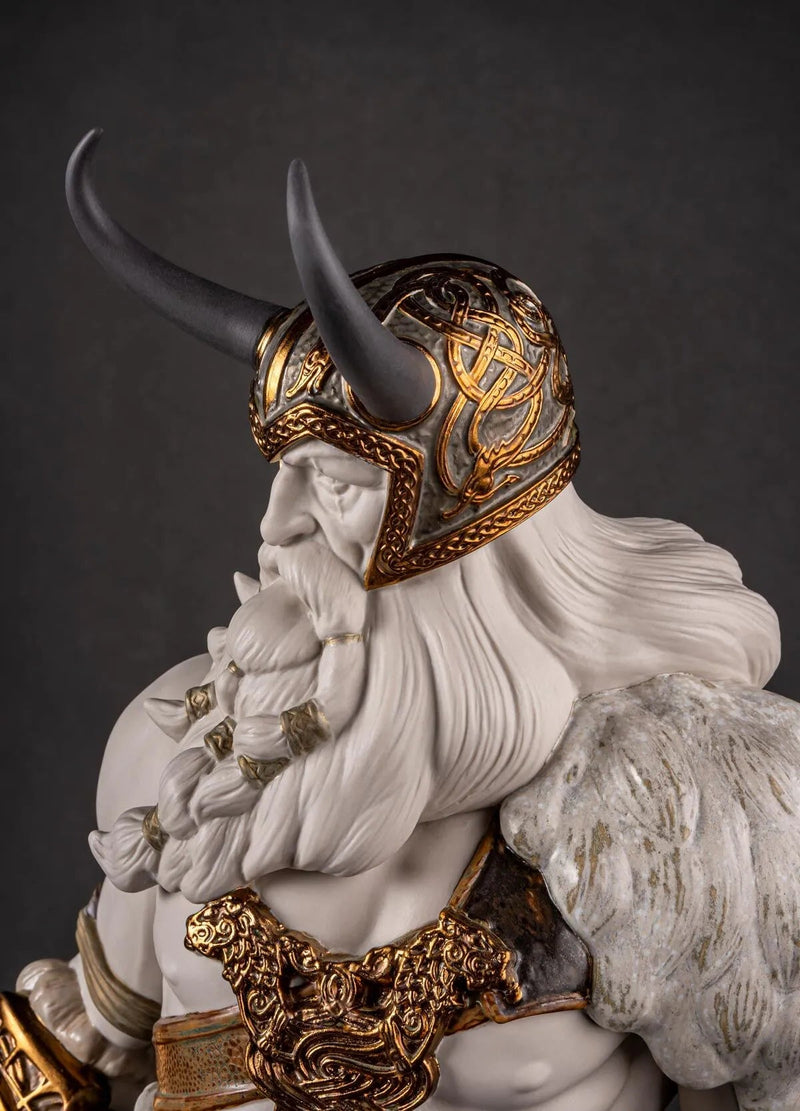 010 - 09028 - LLADRO® Figur Odin Skulptur 70cm - Base included - 01009028 - 2025