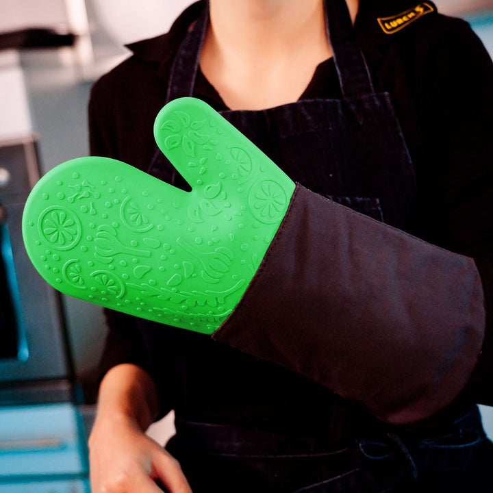 LUR-70248 - LURCH, Backhandschuh mit Magnet - Silikon/Textil - UV ProTech Oberflächenveredelung