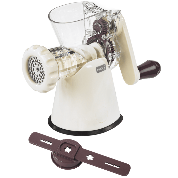 LURCH, Drehwolf mit Gebäckvorsatz aubergine