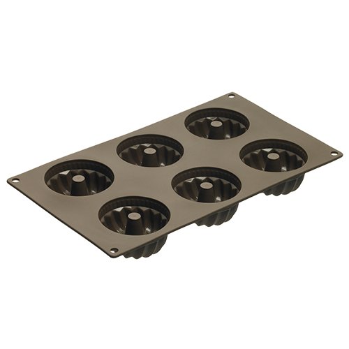 LUR - 00085029 - Lurch, Flexiform Gugelhupf Mini 6fach braun