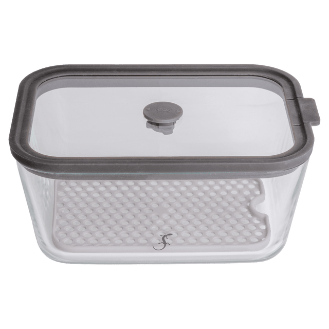 LUR-00240529 - LURCH, Glasbehälter Fresh 1400ml mit dichtem Deckel und Abtropfgitter