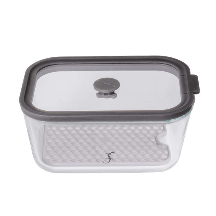 LUR-00240528 - LURCH, Glasbehälter Fresh 800ml mit dichtem Deckel und Abtropfgitter