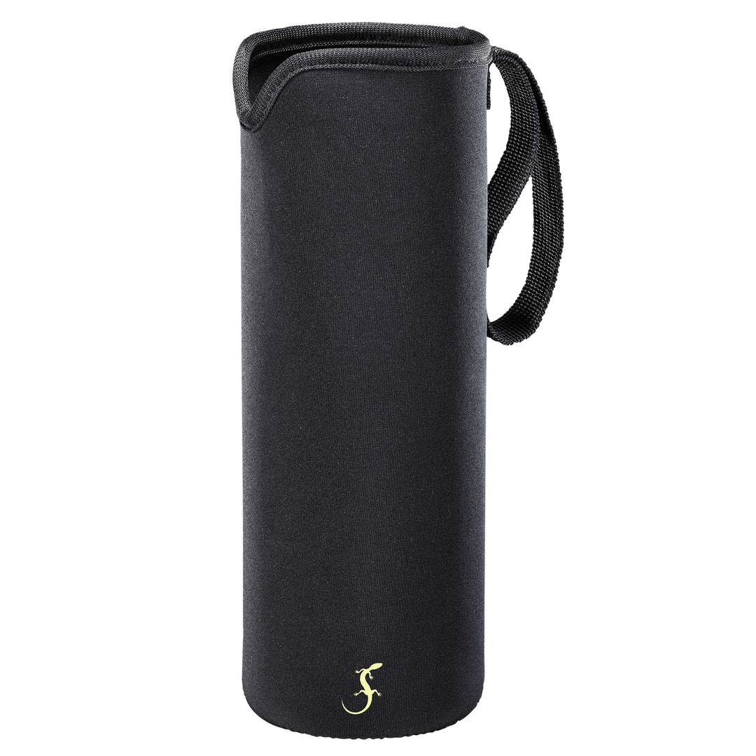 LUR-00240833 - LURCH Glasflasche mit Iso - Hülle, 1L, schwarz