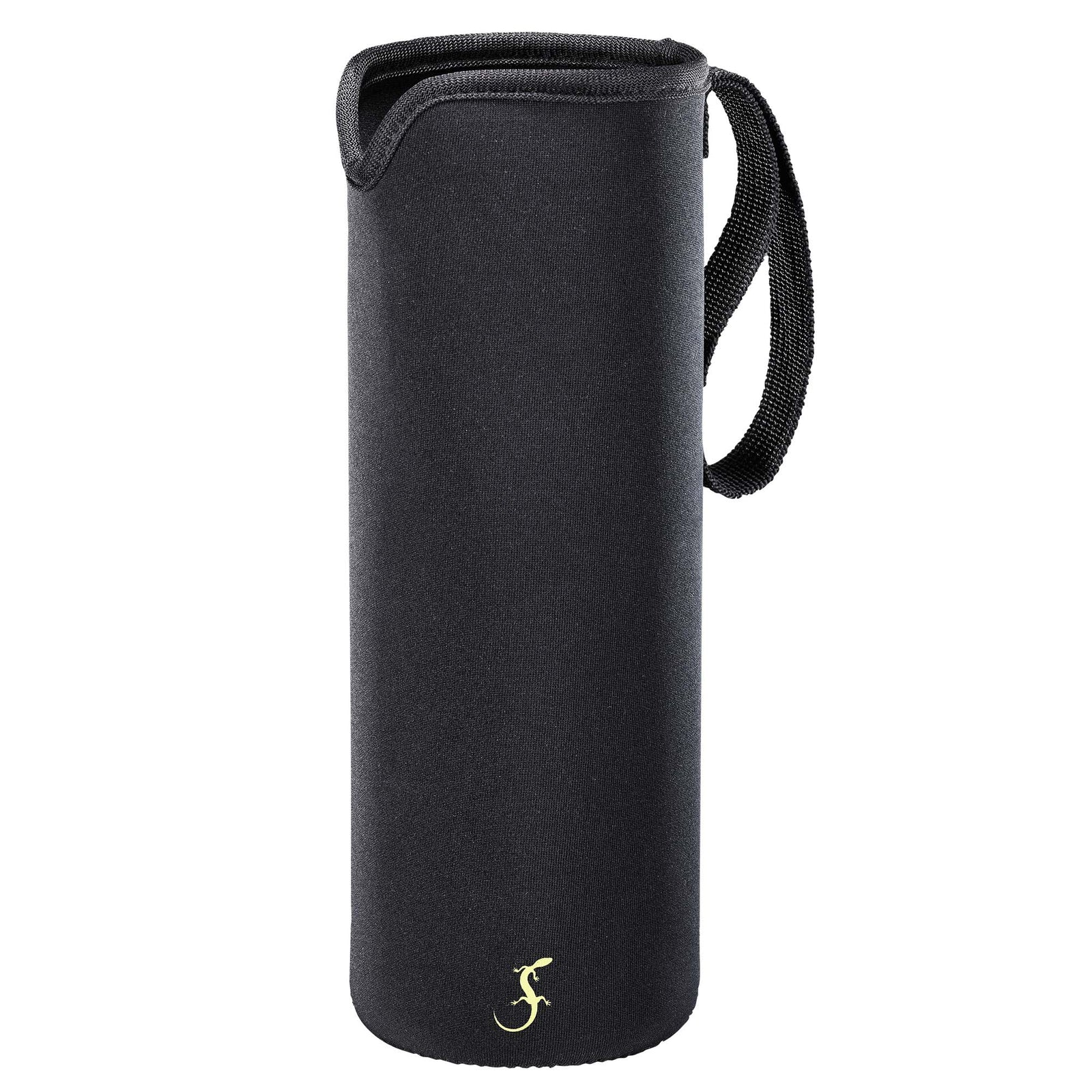 LUR-00240833 - LURCH Glasflasche mit Iso - Hülle, 1L, schwarz