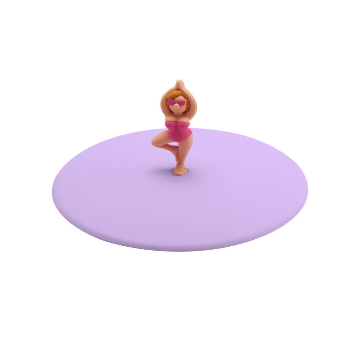 LUR - 00210847 - LURCH Mein Deckel Beach Girls Yolanda Yoga Ø10,5cm Silikon