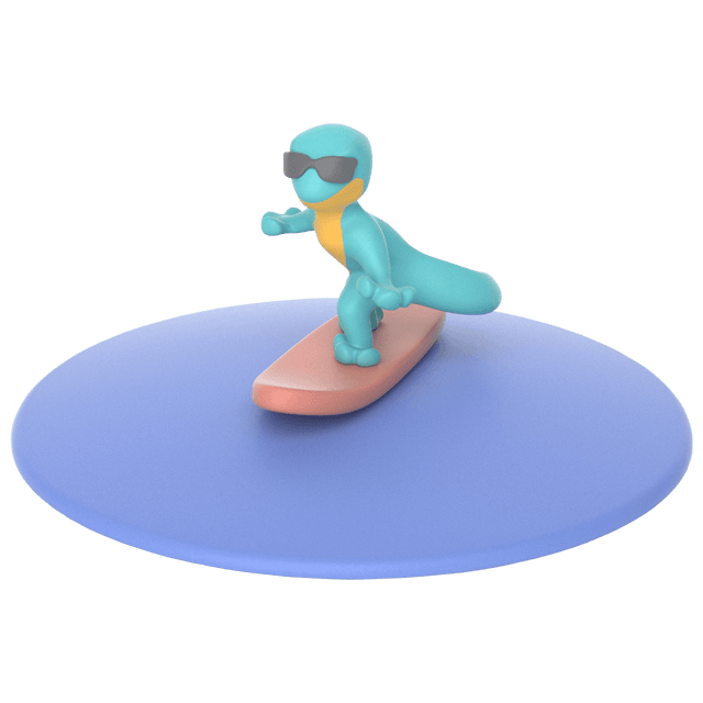 LUR-00211837 - LURCH Mein Deckel Leisure Lurch Sunny Surfer - 10,5cm