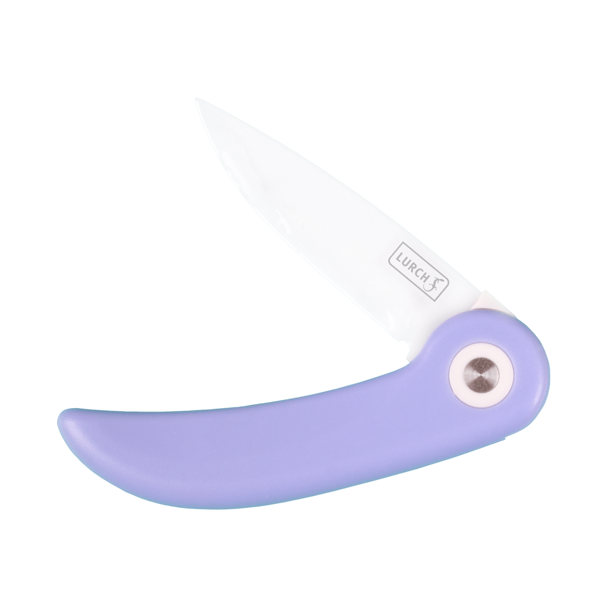 LUR-00010382 - LURCH, Picknick - Messer light lavender mit einklappbarer Keramikklinge