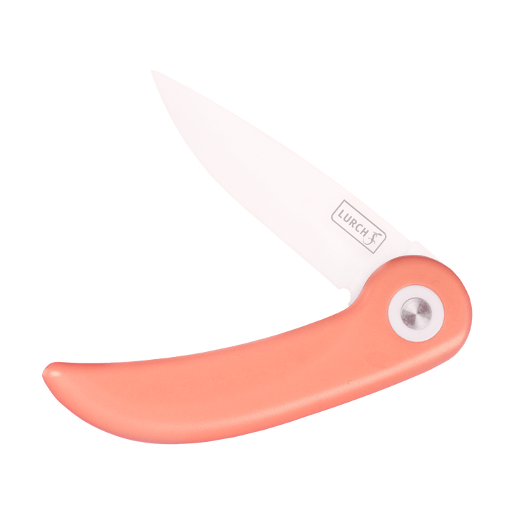 LUR-00010381 - LURCH, Picknick - Messer peach mit einklappbarer Keramikklinge