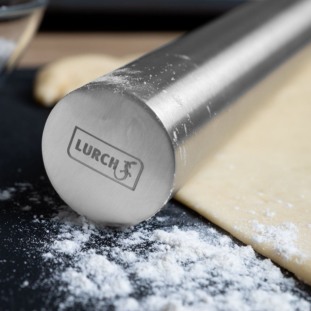 LUR-0070259 - LURCH, Teigrolle "Backblech" Edelstahl 18/10 26cm