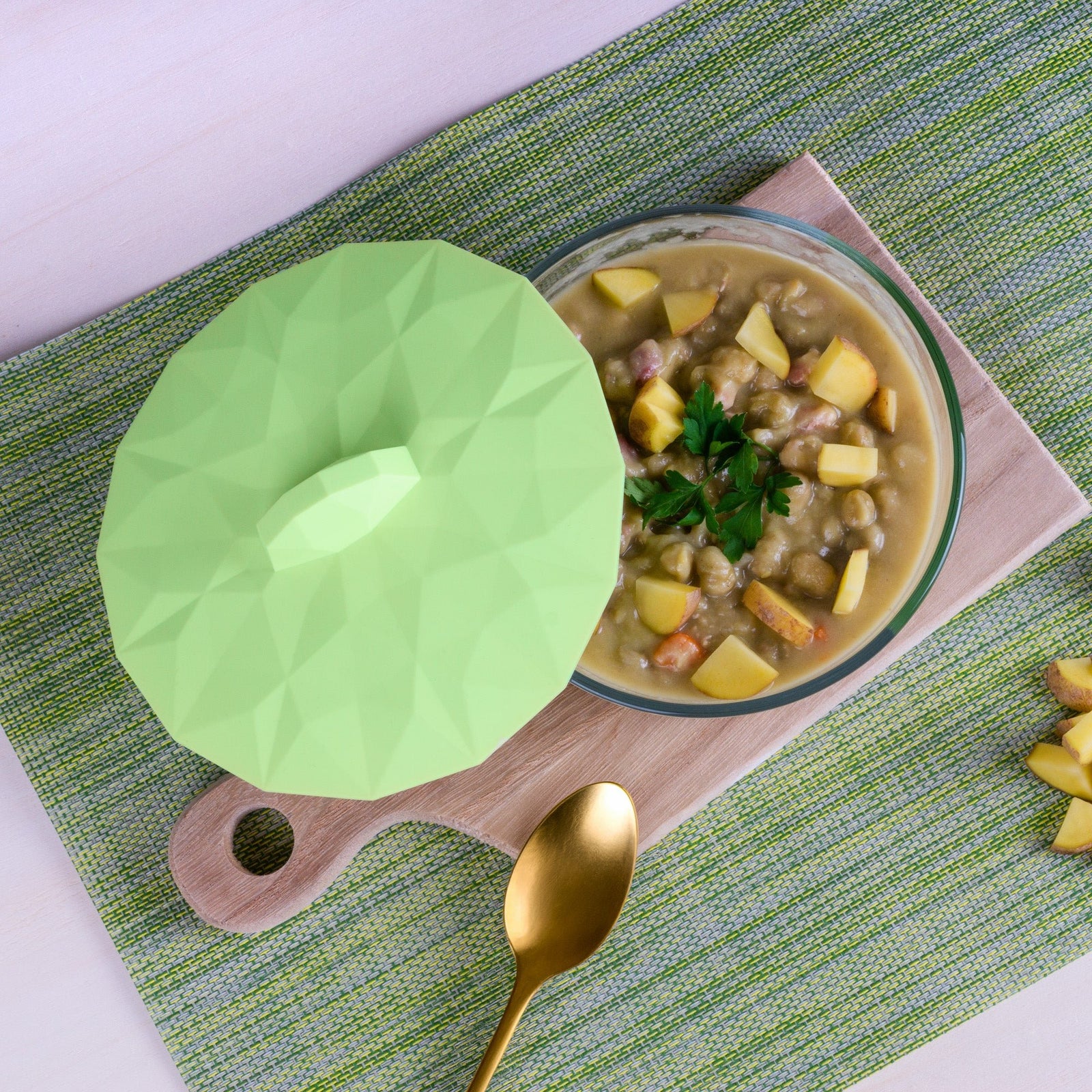 LUR-00210647 - LURCH, Universaldeckel Diamant, D17cm, Jade