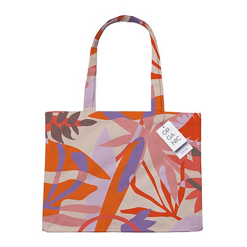 CHI - OCB109 - Organic Cotton Bag, chic.mic, exotic Flowers