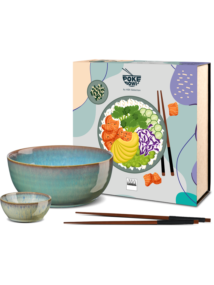 Asa, Poké Bowl Set, tamari in Geschenkkarton