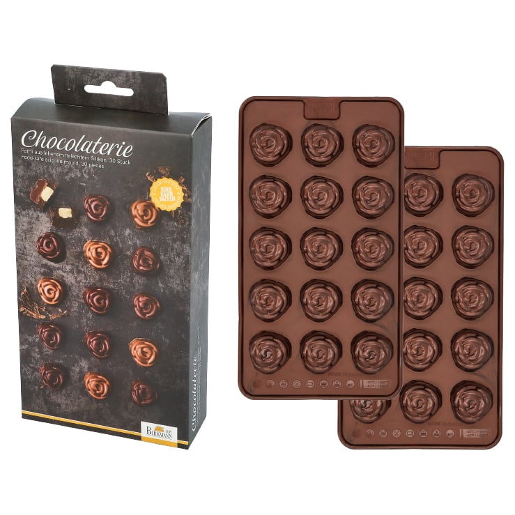 BI - 252738 - RBV Birkmann, Chocolaterie Rose, Einzelform, 2 Stück
