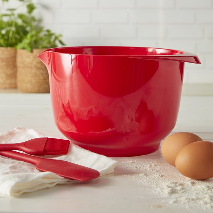 BIR - 709966 - RBV Birkmann, Colour Bowls, Rühr - und Servierschüssel, 2,0lt, cherry red