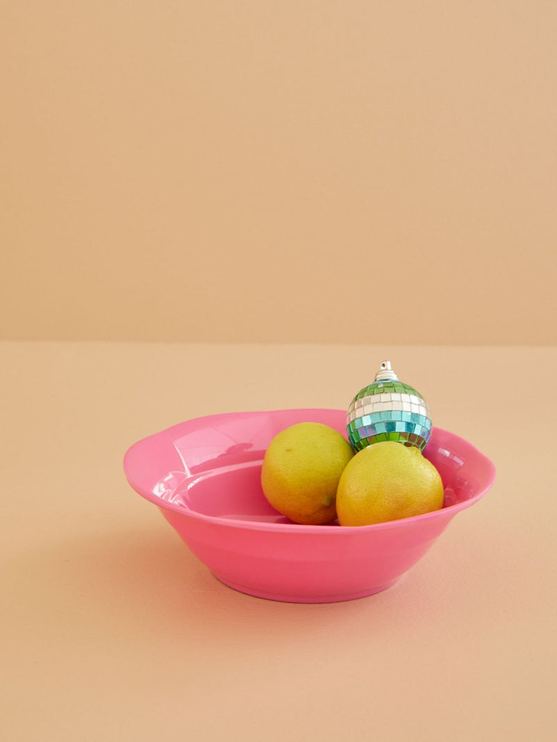 ri - MEGSB - FUCH - rice, Melamine Suppenschüssel Fuchsia, 400ml