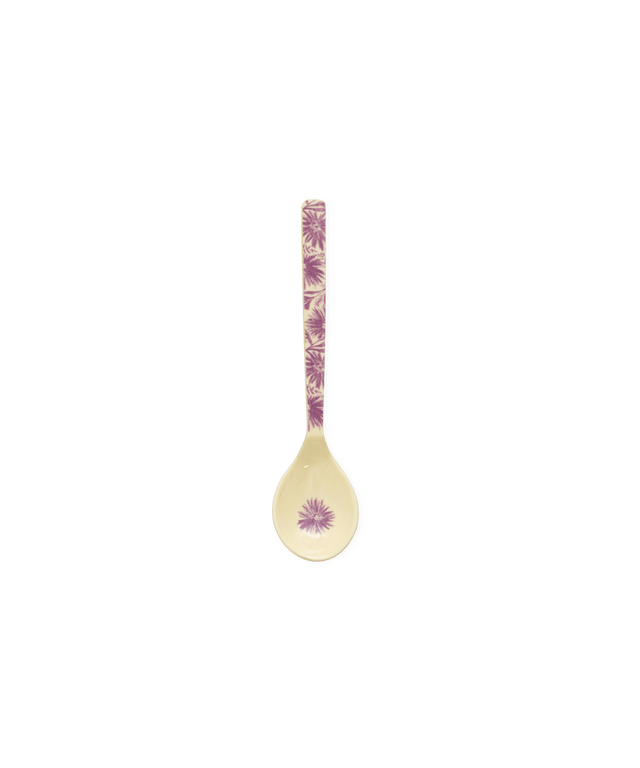 ri-MELSP-SSS26XCPFLPR - rice - Teelöffel - Lila - Flower Press Print