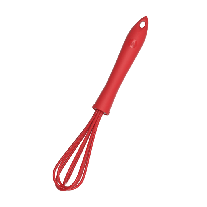 KOBL - 22933.04 - Schneebesen 19cm, KochBlume, Silikon, Edelstahl, Kunststoff, rot